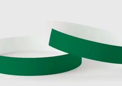 Tyvek Dark Green Wristbands