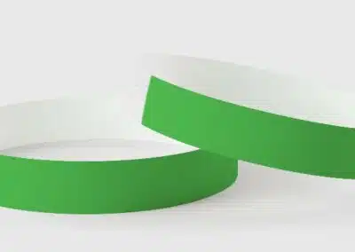 Tyvek Neon Green Wristbands