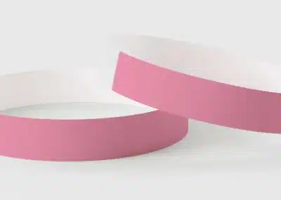 Tyvek Neon Pink Wristbands