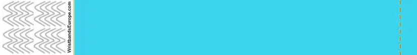 Plain Sky Blue Wristband – Sky Blue Coloured Wristbands