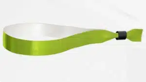 Fabric Neon Green Wristbands