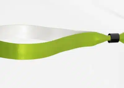 Fabric Neon Green Wristbands