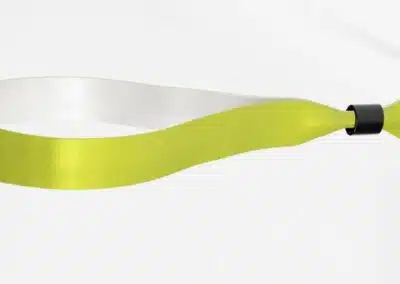 Fabric Neon Yellow Wristbands