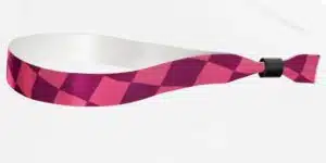 Fabric Square Pink Purple Wristbands