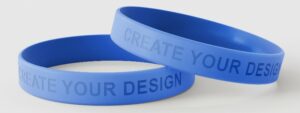 Silicone Debossed Wristbands