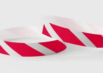 Stripey Red wristbands