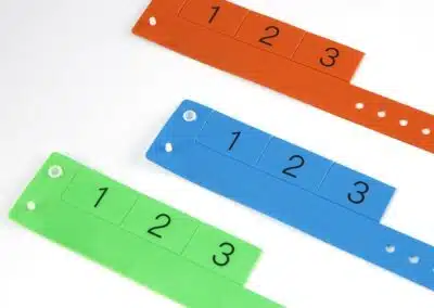 Tabbed Vinyl Wristbands