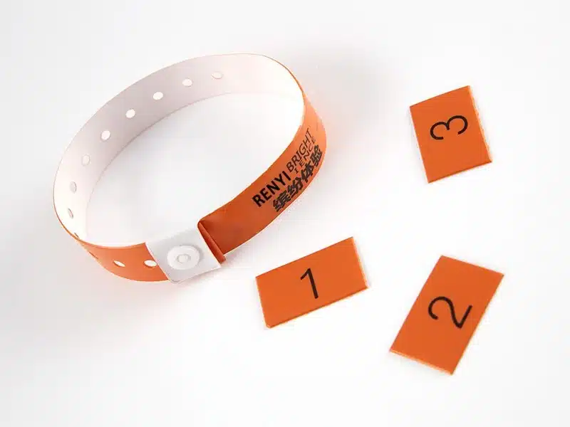 Tabbed Vinyl Wristbands