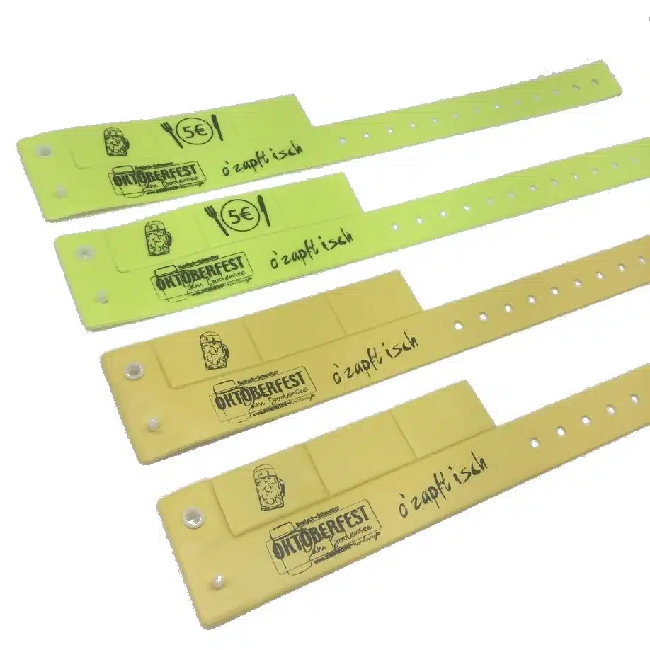 Vinyl Tabbed Wristbands