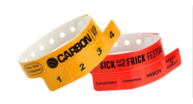 Tabbed Vinyl Wristbands