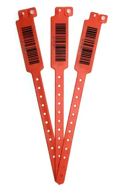 Barcode Wristbands Vinyl