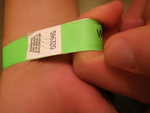 Tyvek wristbands